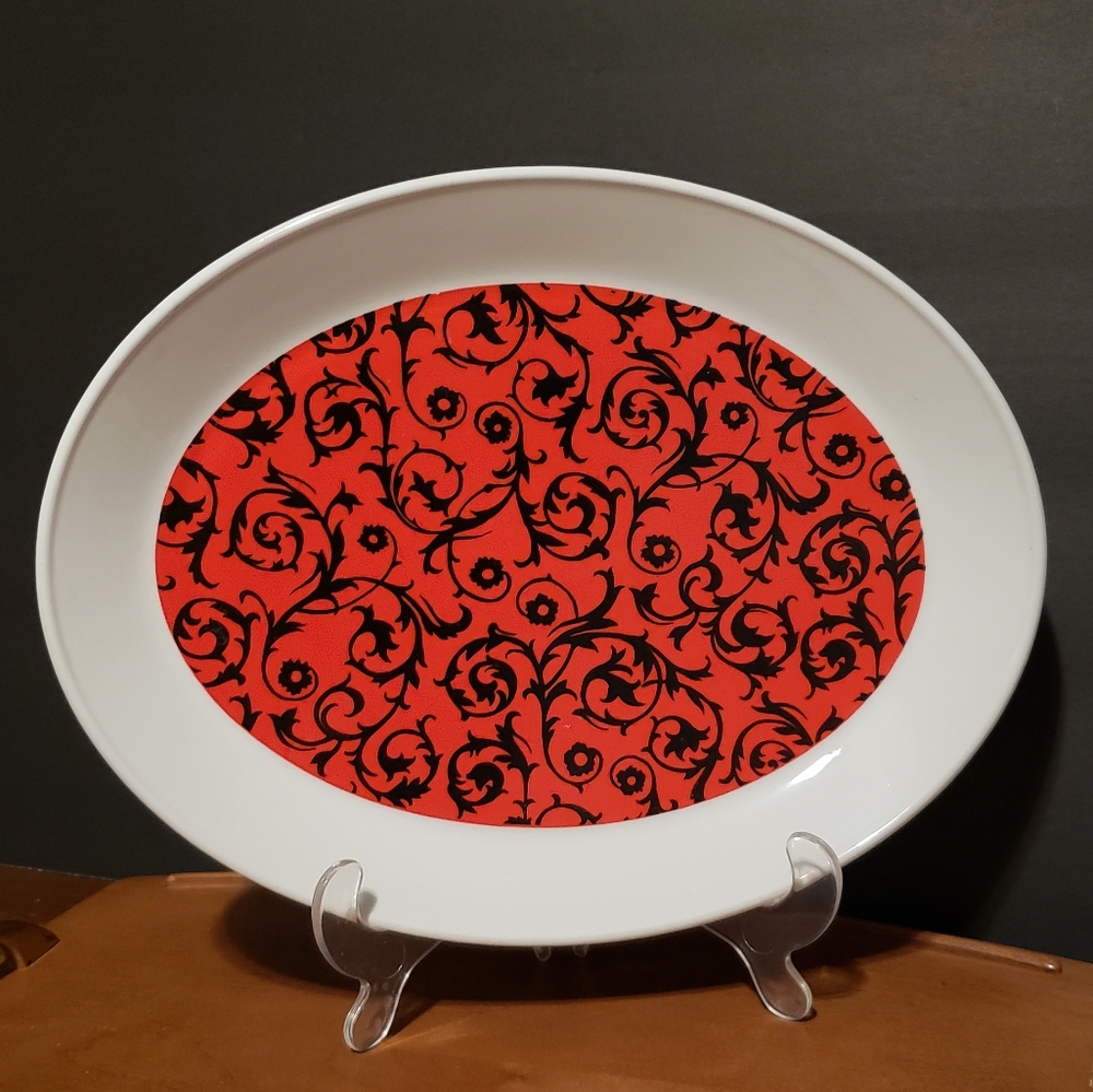 Johnson Brothers Snowhite Madrid oval Ironstone platter made in England …